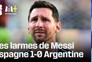 Coupe du monde 2026 : LIONEL MESSI EN LARMES lors de la cérémonie de remise du trophée à l’Espagne