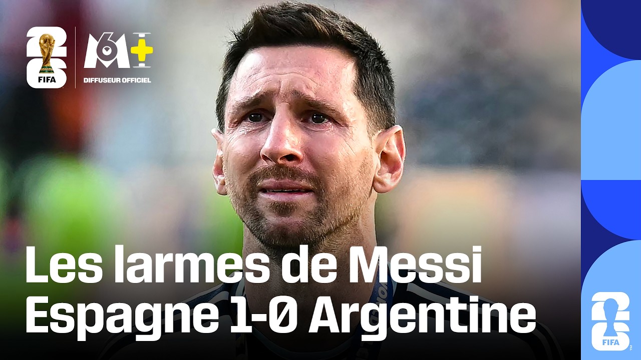 Coupe du monde 2026 : LIONEL MESSI EN LARMES lors de la cérémonie de remise du trophée à l’Espagne