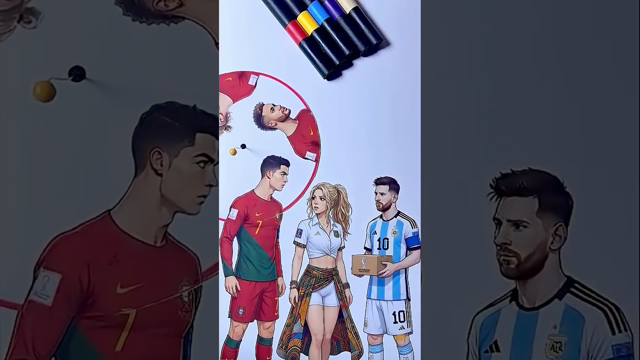 CR7 X SHAKIRA X LEO MESSI TENDANCE ARGENTINE ð¥ð¥ð¥