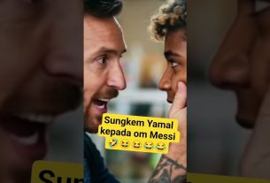 hormat Yamal sungkem kepada Leo Messi#worldcup2026#hiburanpildun#fyp