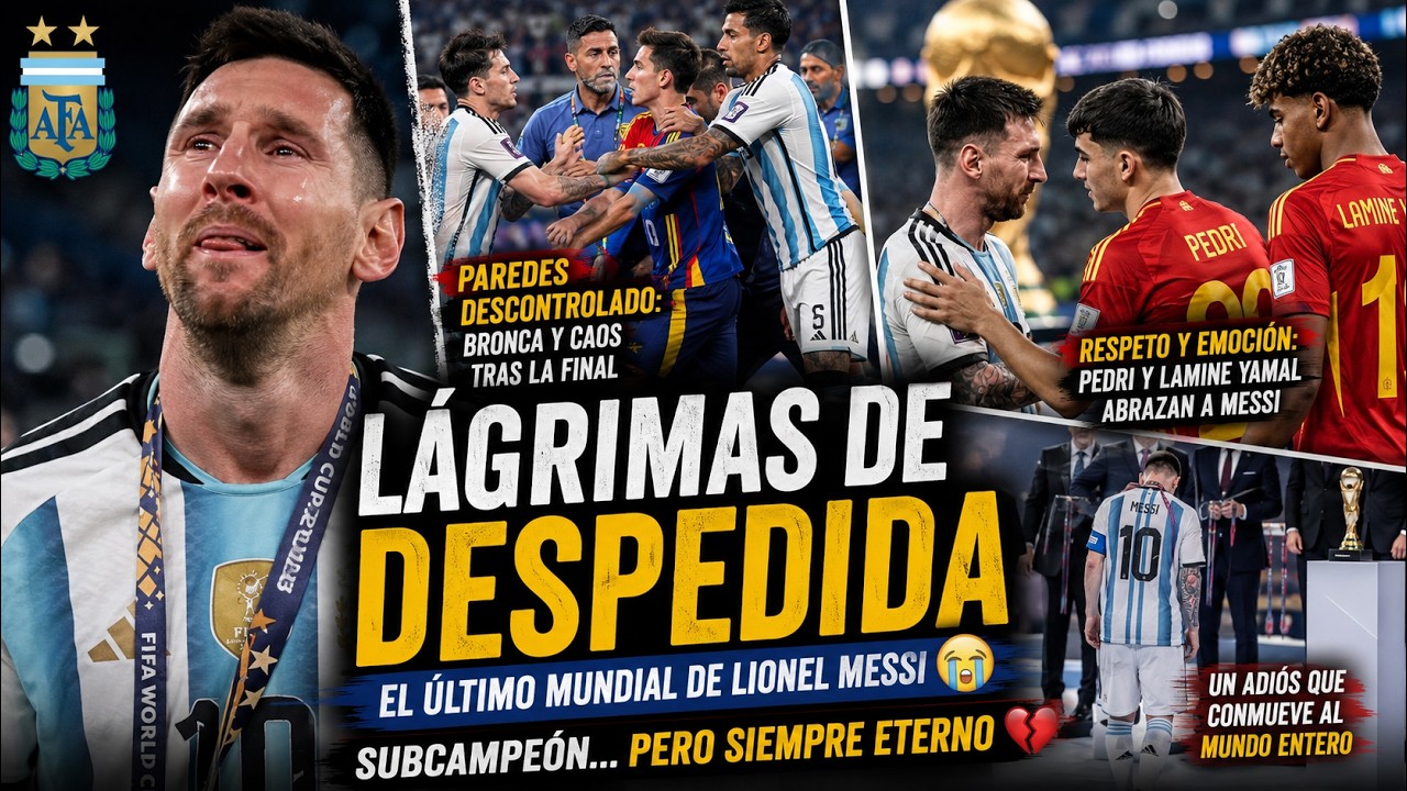 ð¨ LA COLÈRE DE PAREDES et LE CRI DE MESSI : les images que personne n'a vues de la finale ðð¥