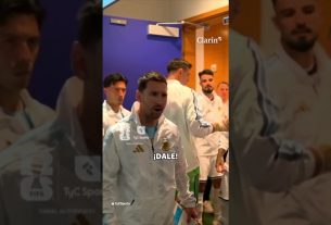 La harangue de Messi avant la finale contre l'Espagne