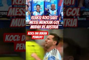 La réaction de Kockey lorsque Messi rejette un but facile ð¥