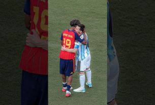 Lamine Yamal consoles Leo Messi after Spain beat Argentina