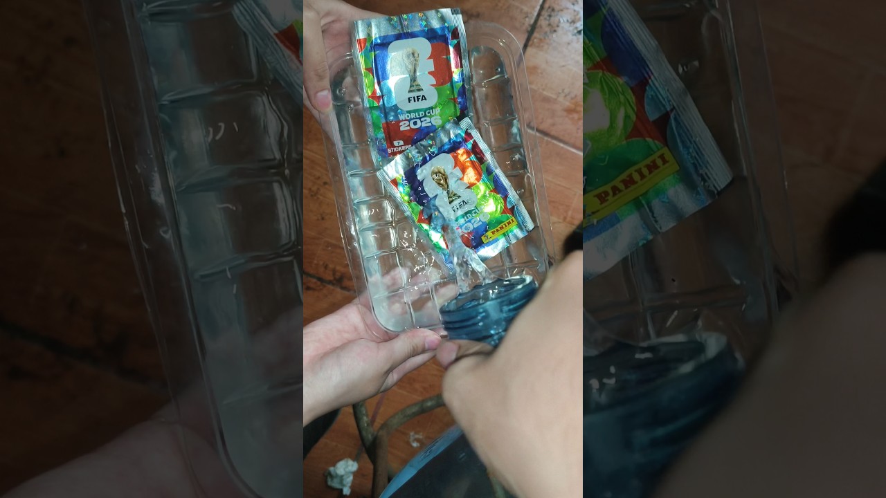 L'astuce pour faire apparaître Leo Messi sur les enveloppes de la Coupe du Monde à l'intérieur des piscines #fifaworldcup