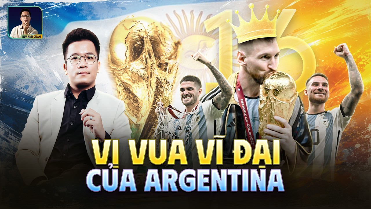 LE VESTIIER | LE MONDE ENTIER ADORE MESSI - LE ROI D'ARGENTINE