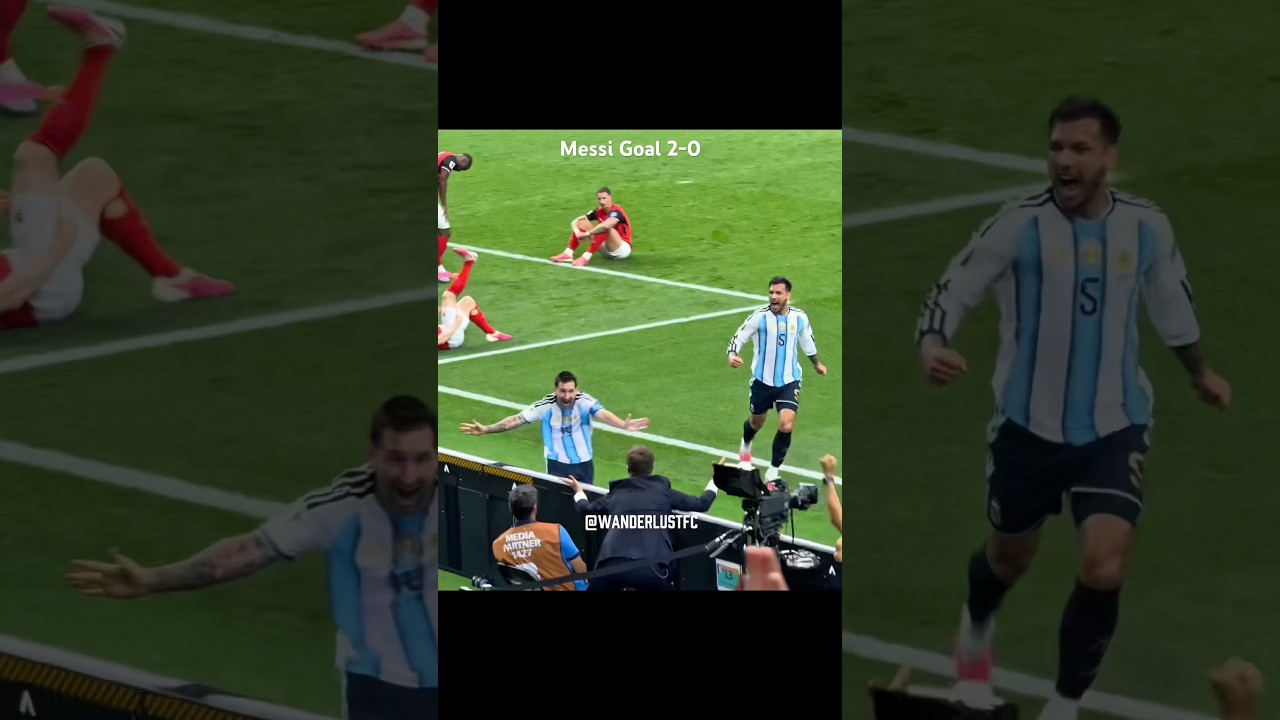 Leo Messi 2nd goal to seal the win vs. Austria ð¦ð¹ 6/22/26 #messi #argentina