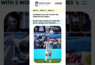 Leo Messi atteint sa 3ème finale de Coupe du monde ! ð¦ð·