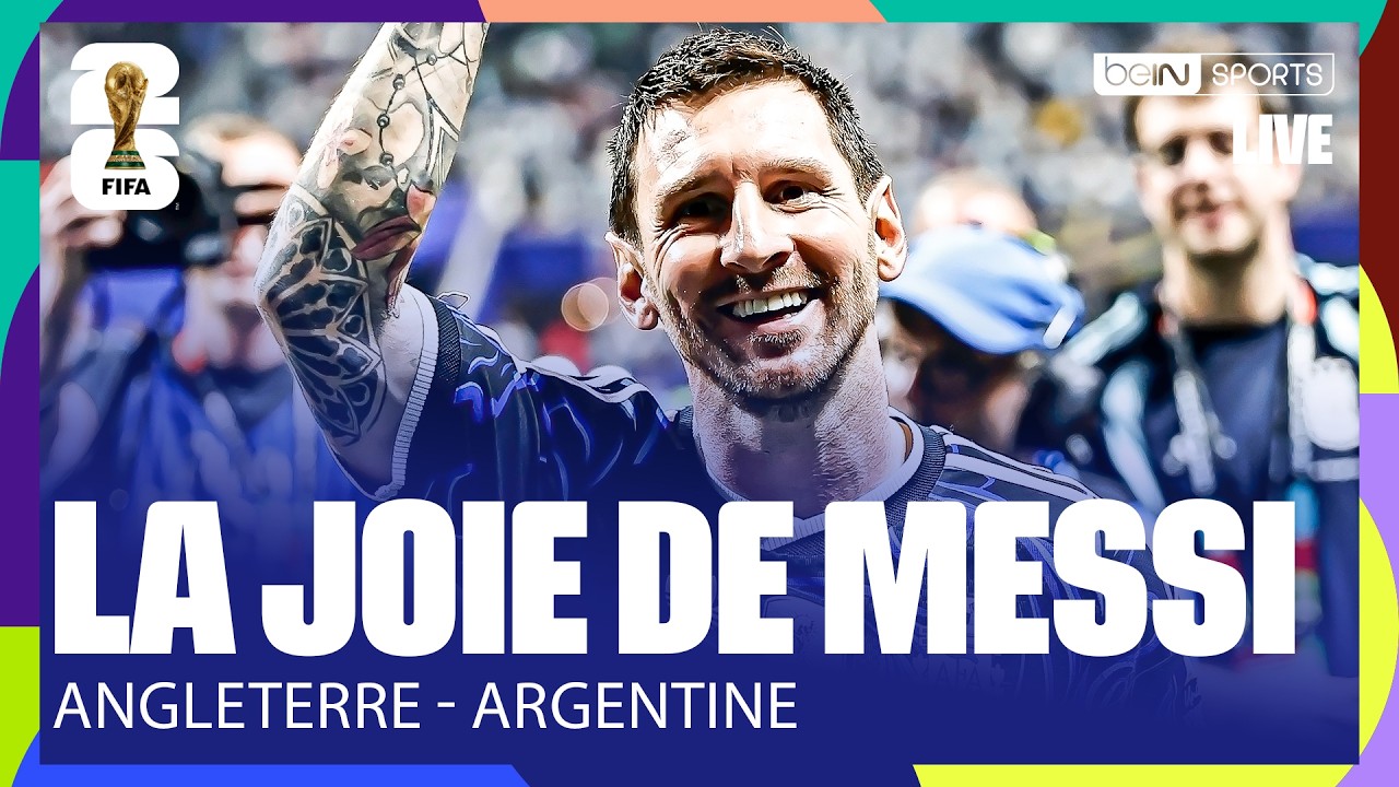 Les IMAGES de JOIE de Leo MESSI après la qualification FOLLE de l'ARGENTINE en FINALE !