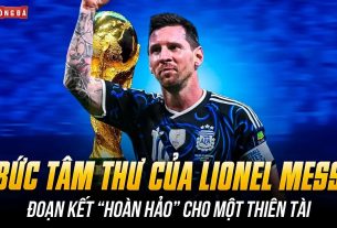 LETTRE DE LIONEL MESSI : LA FIN « PARFAITE » POUR UN GÉNIE