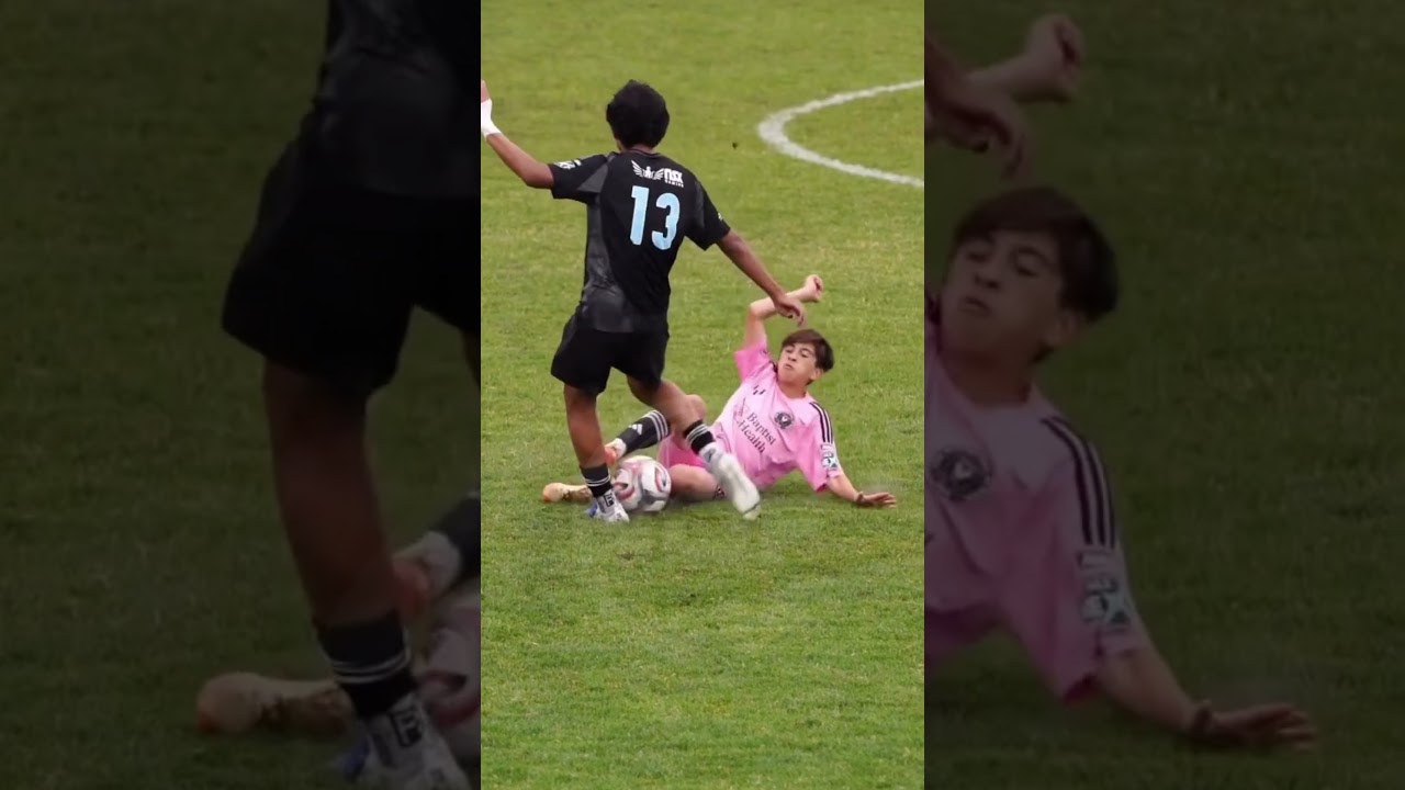 L'incroyable balayage de Thiago Messi ð± #leomessi #messi #thiagomessi #futbol