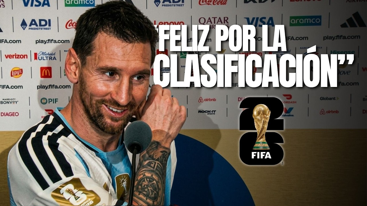 ⚽ LIONEL MESSI après son RECORD : « Je suis content pour le classement de l'ARGENTINE » ð¥COUPE DU MONDE 2026