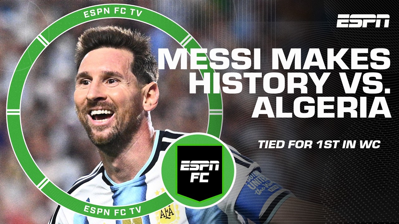 LIONEL MESSI HAT TRICK ð¥ Réaction à la victoire de l'Argentine contre l'Algérie à la Coupe du Monde | ESPN FC