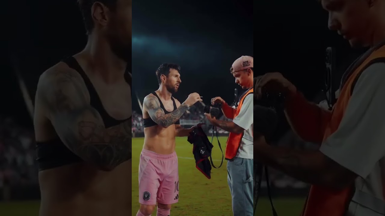 Messi confie l'appareil photo à un photographe après sa victoire avec l'Inter Miami | Actualités | AS Mexique