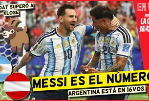 MESSI FAIT L'HISTOIRE dans la VICTOIRE de l'ARGENTINE contre l'AUTRICHE. Leo est le MEILLEUR SCORE DE BUT | La Coupe par Jour