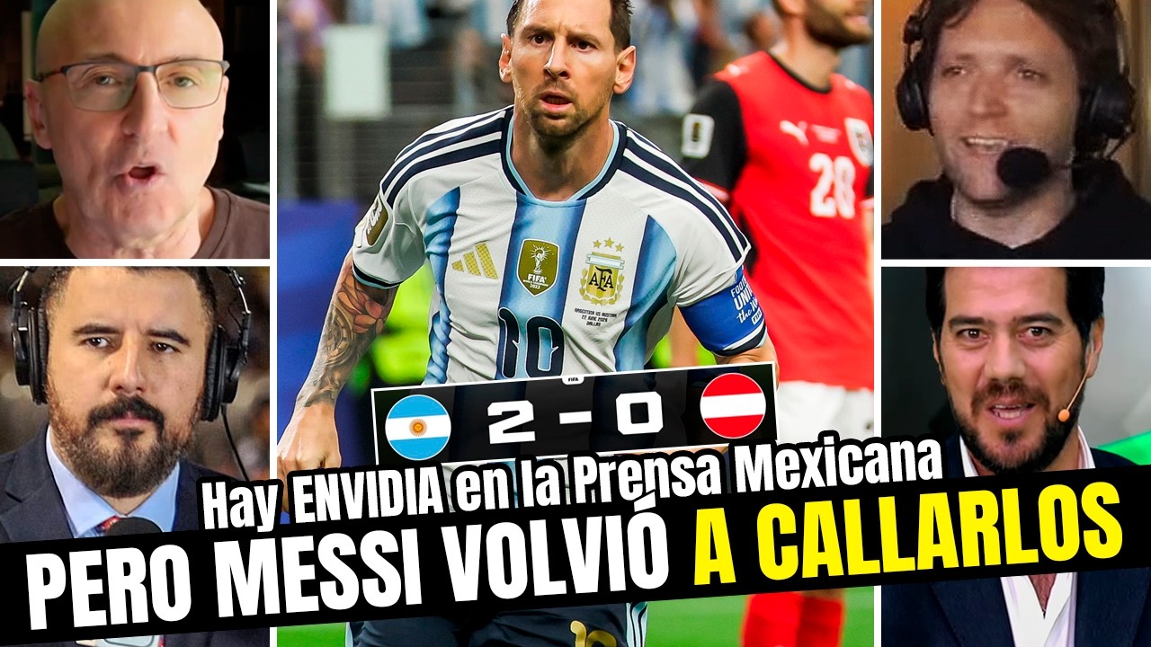 MESSI FAIT L'HISTOIRE et la presse mondiale se rend face à l'Argentine
