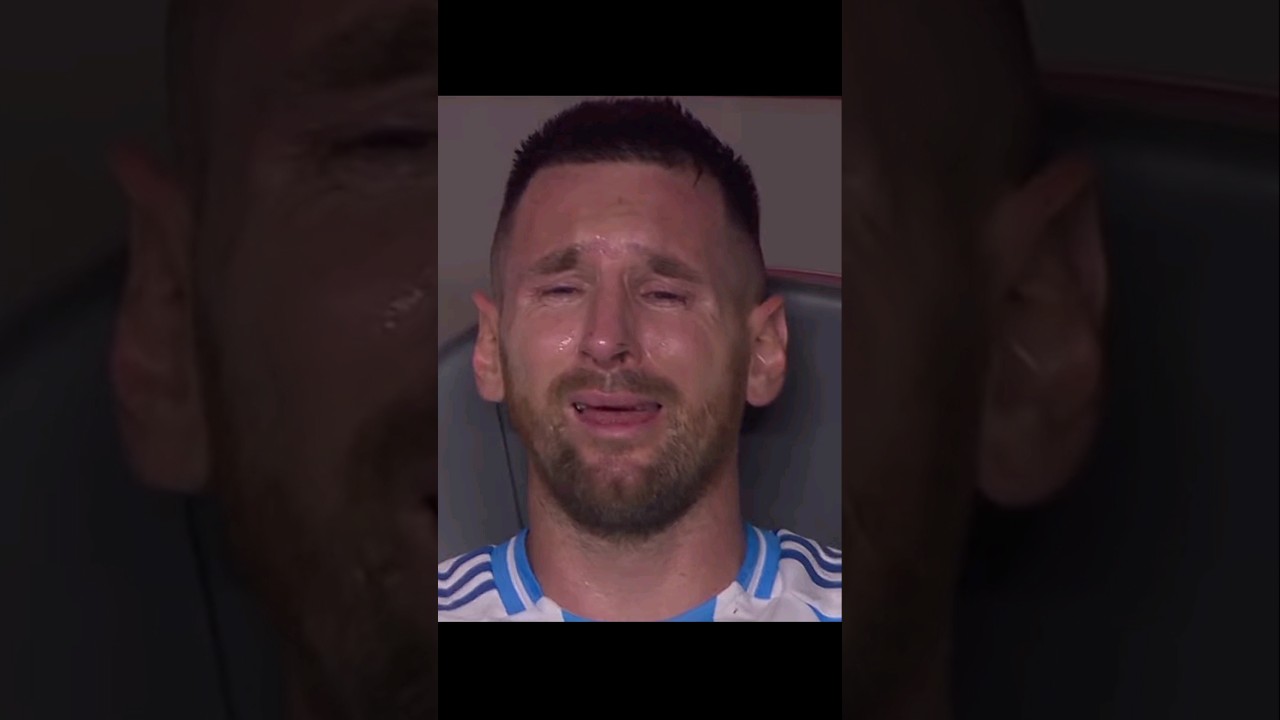 Messi pleure après sa blessure ðð­