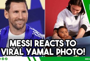 Messi RÉAGIT à une photo ICONIQUE avec bébé Lamine Yamal
