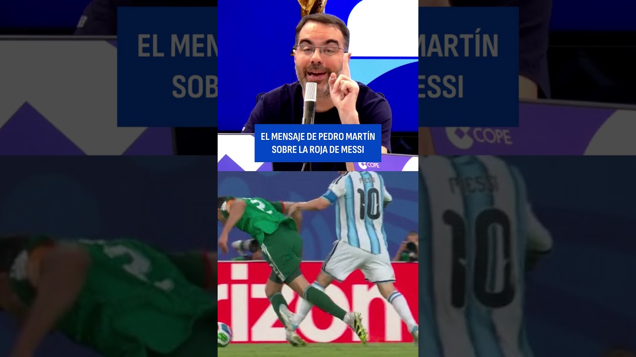 Pedro Martín ne voit pas de carton rouge à l'entrée de Leo Messi | Coupe du monde 2026