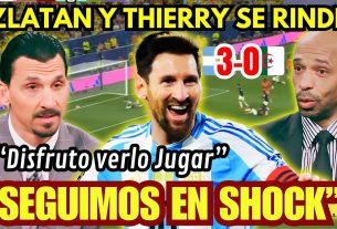 PRESSE ANGLAISE, Thierry Henry et Zlatan Ibrahimović se rendent à Lionel Messi après un TRICK DU HAT
