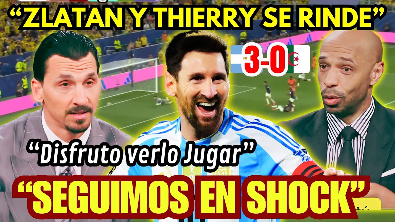 PRESSE ANGLAISE, Thierry Henry et Zlatan Ibrahimović se rendent à Lionel Messi après un TRICK DU HAT