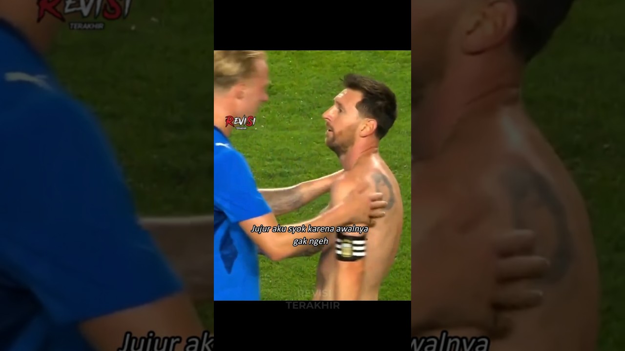 Quand Messi a eu la surprise de rencontrer son fils Gudjohnsen ð