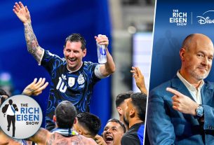 Rich Eisen réagit au dernier retour passionnant de Lionel Messi et de l'Argentine en Coupe du monde pour évincer l'Angleterre