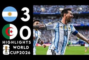 Temps forts Argentine vs Algérie