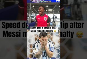 Vitesse sur la montre de haine de Messi contre l'Autriche ð­ (via @IShowSpeed)