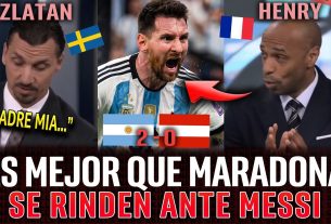ZLATAN, HENRY et GIROUD se rendent avant MESSI vs AUTRICHE (doublé en espagnol)