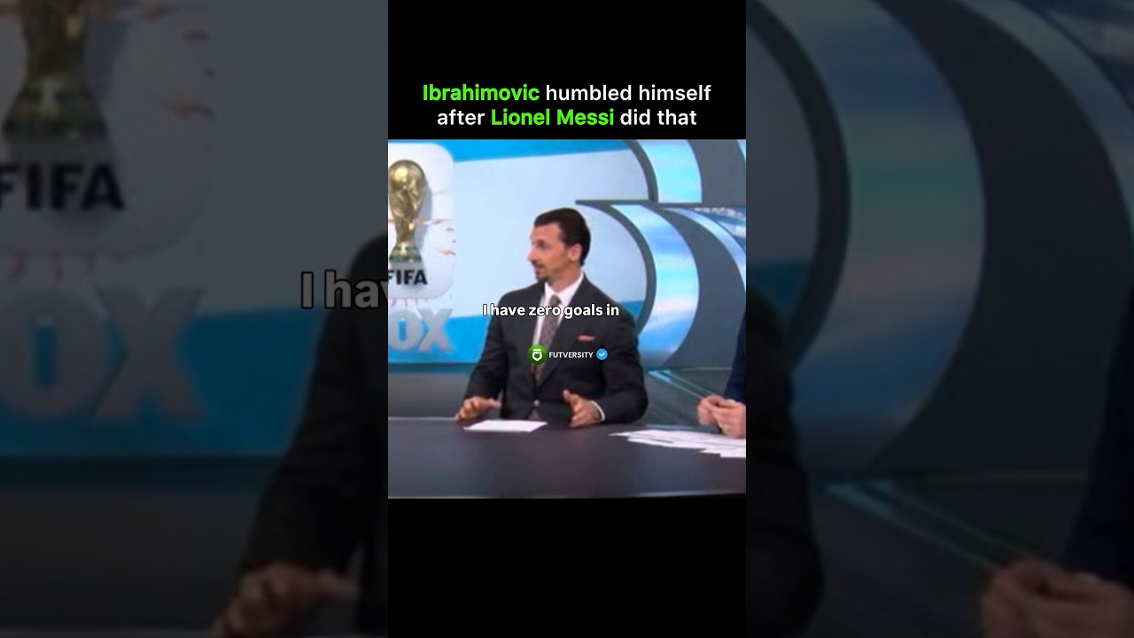 Zlatan Ibrahimovic For The First Time Humbled Himself After Lionel Messi Broke The Record ð‼️