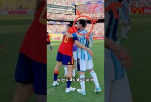 Why did only Lionel Messi hug the Spanish players?The reason behind it is heartbreaking#lionelmessi